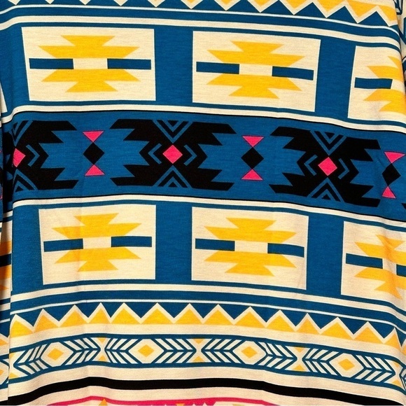 LulaRoe Irma Mid-Sleeve Stretchy High-Low Tunic Top Loose Fit Modest XXS-XS-S-M - Picture 8 of 13